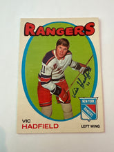 Load image into Gallery viewer, Vic Hadfield - Autographed Card - 1971-72 OPC see photo of back