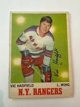 Load image into Gallery viewer, Vic Hadfield - Autographed Card - 1970-71 OPC see photo of back