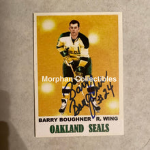 Load image into Gallery viewer, Barry Boughner - Autographed Card Custom California Seals