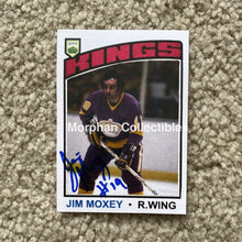 Load image into Gallery viewer, Jim Moxey - Autographed Card Custom Los Angelos Kings