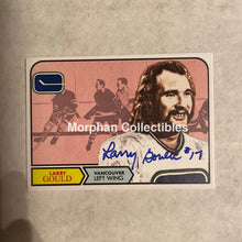 Load image into Gallery viewer, Larry Gould - Autographed Card Custom Vancouver Canucks