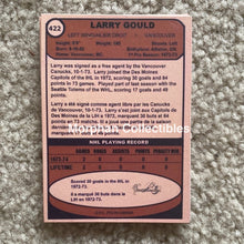 Load image into Gallery viewer, Larry Gould - Autographed Card Custom Vancouver Canucks