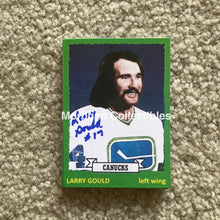 Load image into Gallery viewer, Larry Gould - Autographed Card Custom Vancouver Canucks