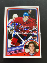 Load image into Gallery viewer, Normand Baron- Autographed Card - Custom