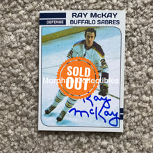 Load image into Gallery viewer, Ray Mckay - Autographed Card Custom Buffalo Sabres