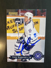Load image into Gallery viewer, Todd Warner Autographed Cards 1995-96 Donruss Card