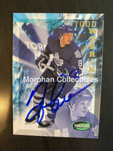 Load image into Gallery viewer, Todd Warner Autographed Cards 1995-96 Parkhurst #5 Card