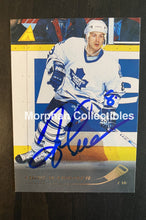 Load image into Gallery viewer, Todd Warner Autographed Cards 1995-96 Pinnacle #1 Card