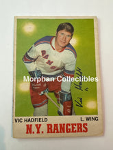 Load image into Gallery viewer, Vic Hadfield - Autographed Card - 1970-71 OPC see photo of back - Card