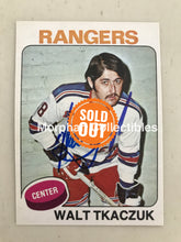 Load image into Gallery viewer, Additional Walt Tkaczuk Signed Cards Opc 1975-76 Card