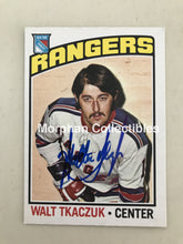 Load image into Gallery viewer, Additional Walt Tkaczuk Signed Cards Opc 1976-77 #2 Card