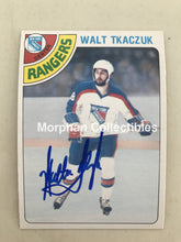 Load image into Gallery viewer, Additional Walt Tkaczuk Signed Cards Opc 1978-79 #2 Card