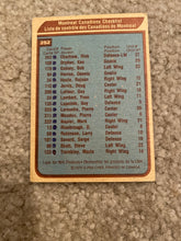 Load image into Gallery viewer, Yvon Lambert - Autographed Card Opc 1979-80 Montreal Team
