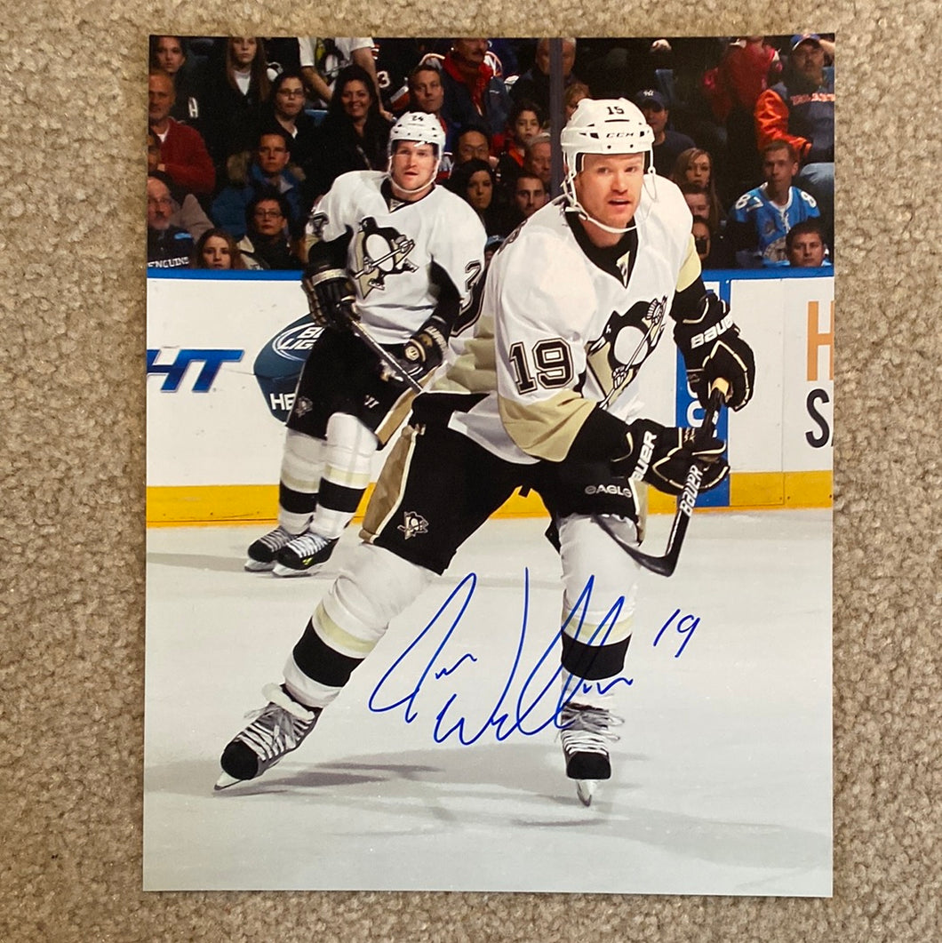 Jason Williams -  Autographed 8x10 Photo - Pittsburg Penguins