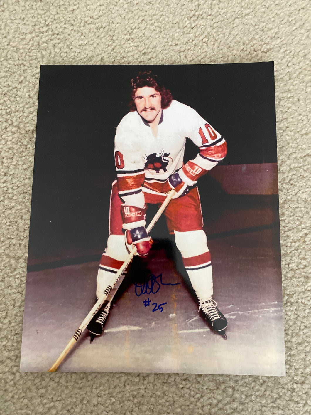 Jeff Jacques - Autographed 8X10 Photo Toronto Toros