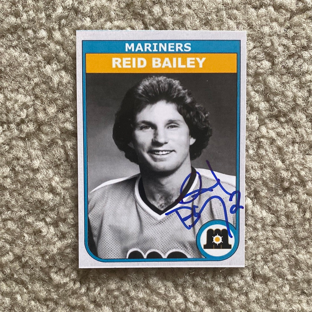 Reid Bailey - Autographed Card - Custom Card