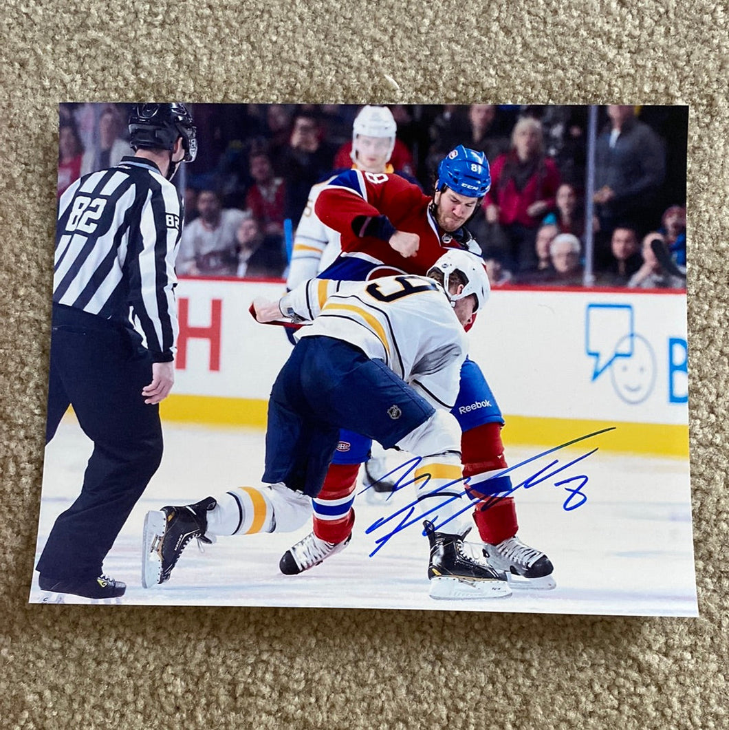 Brandon Prust - Autographed 8X10 Photo Montreal Canadiens