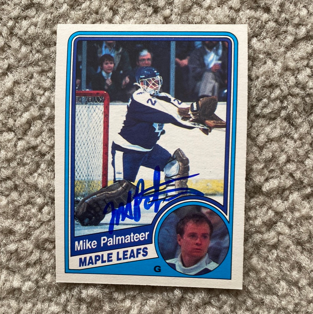 Mike Palmateer - Autographed Card - 1984-85 OPC