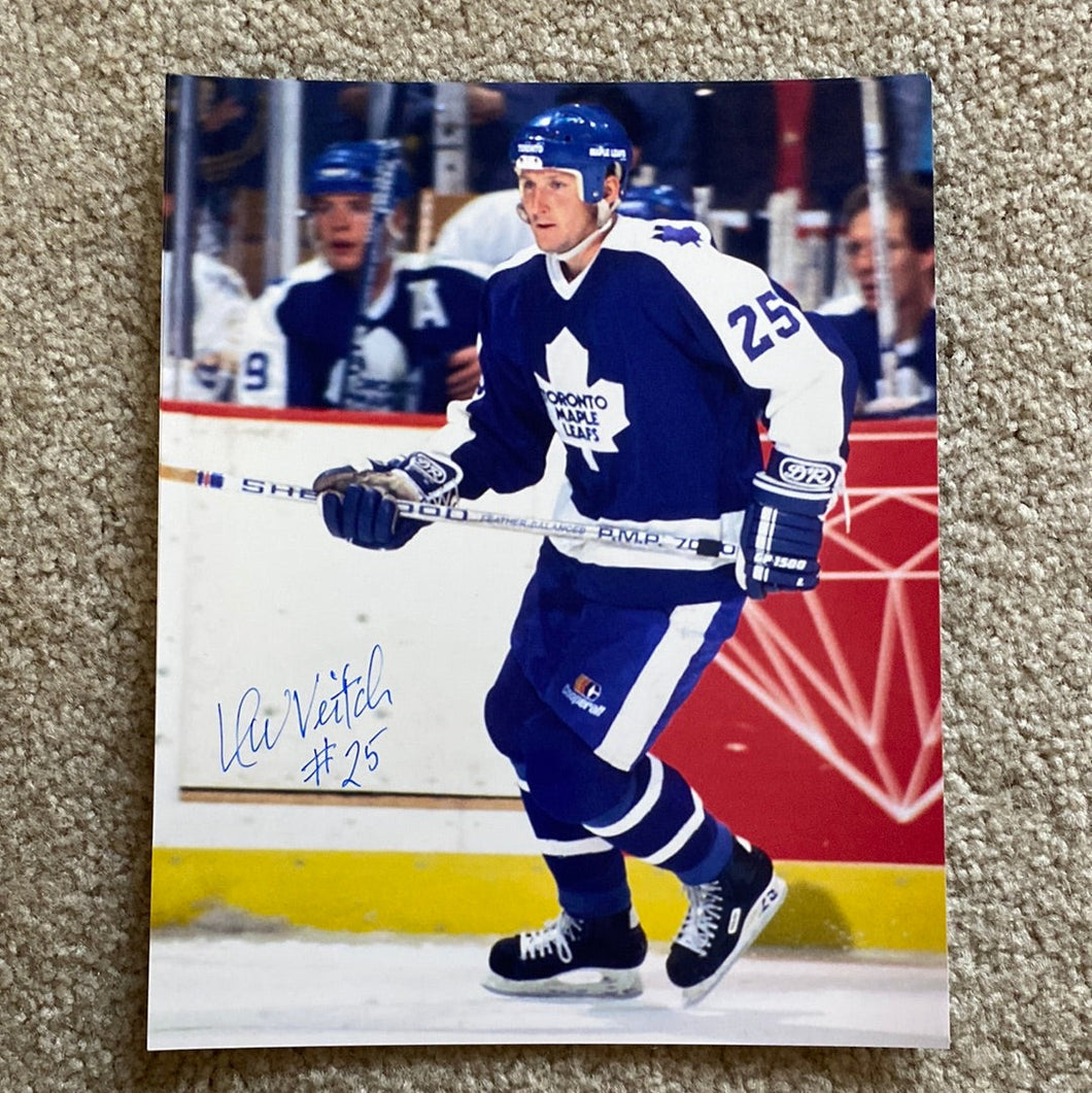 Darren Veitch- Autographed 8X10 Photo - Toronto Maple Leafs