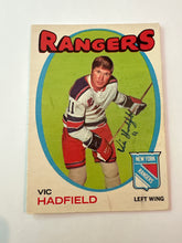 Load image into Gallery viewer, Vic Hadfield - Autographed Card - 1971-72 OPC see photo of back
