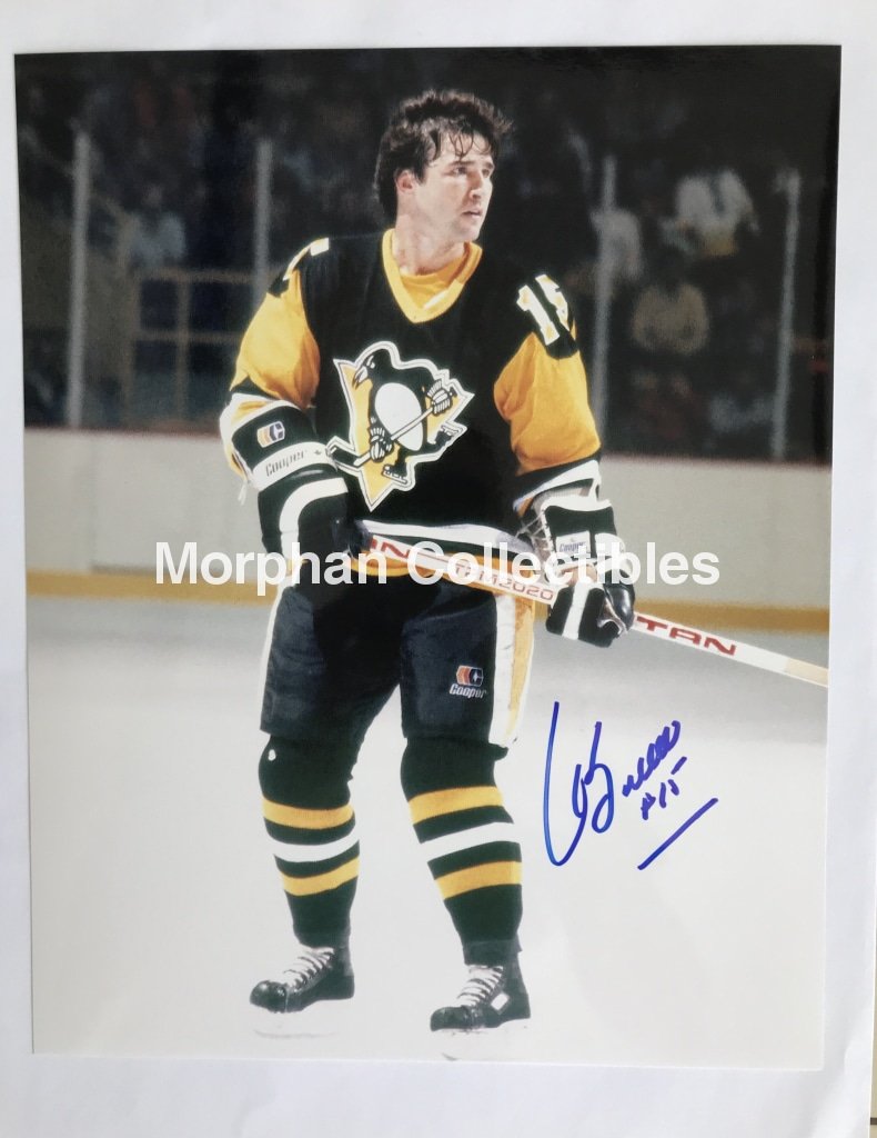 Pat Boutette - Autographed 8X10 Photo Pittsburg Penguins