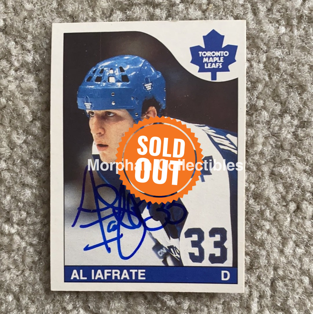 Al Iafrate - Autographed Card 1985-86 Opc Rookie