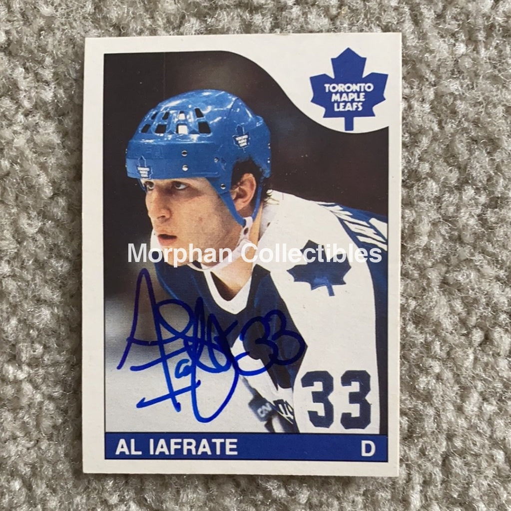 Al Iafrate - Autographed Card 1985-86 Opc Rookie