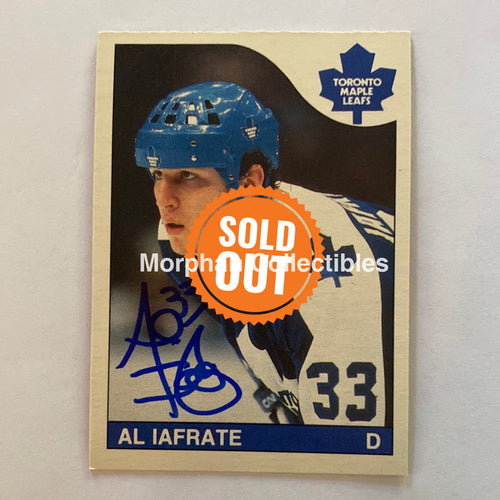 Al Iafrate - Autographed Card 1985-86 Opc Rookie