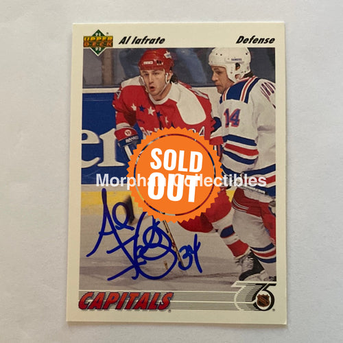 Al Iafrate - Autographed Card 1990-91 Upper Deck