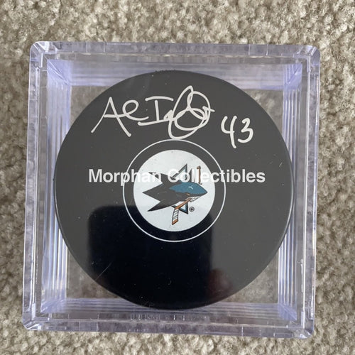 Al Iafrate - Autographed San Jose Sharks Puck