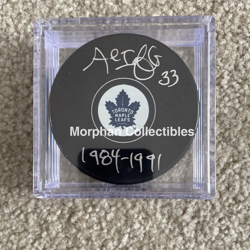 Al Iafrate - Autographed Toronto Maple Leafs Puck
