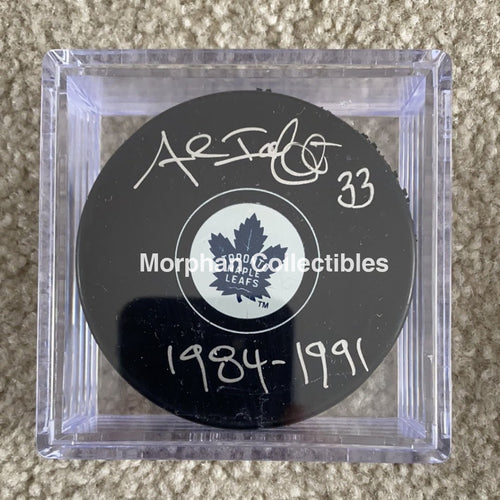 Al Iafrate - Autographed Toronto Maple Leafs Puck