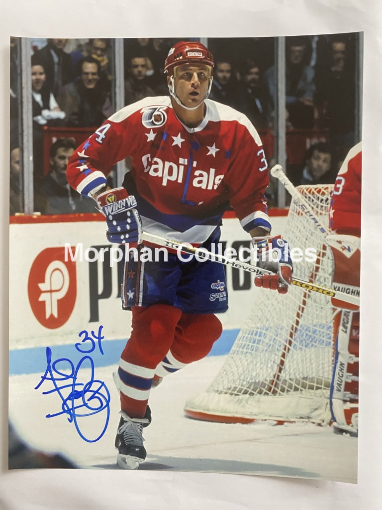 Al Iafrate - Autographed Washington Capitals 8X10 Photo