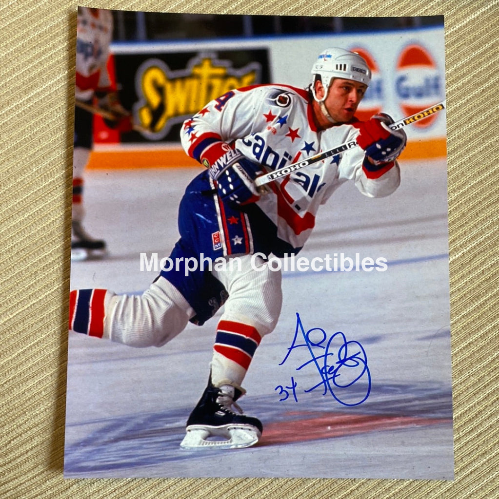 Al Iafrate - Autographed Washington Capitals 8X10 Photo