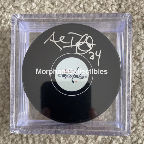 Al Iafrate - Autographed Washington Capitals Puck