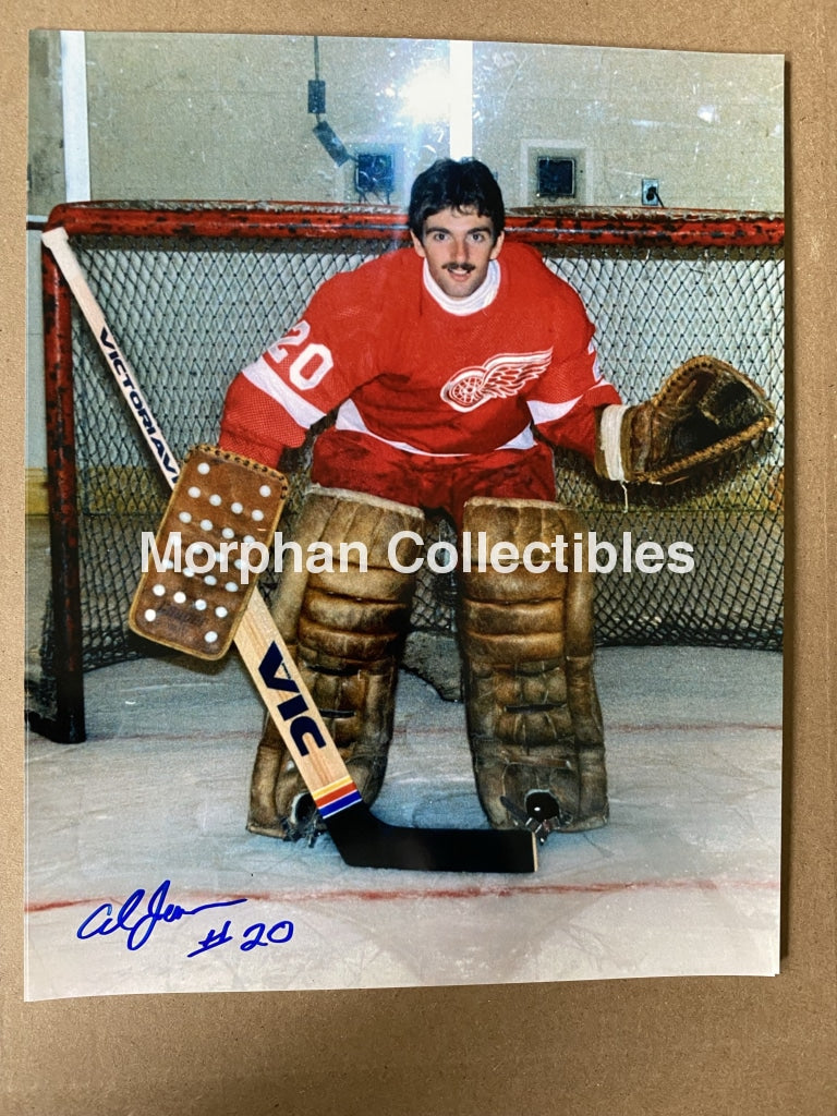 Al Jensen - Autographed 8X10 Photo Detroit Red Wings