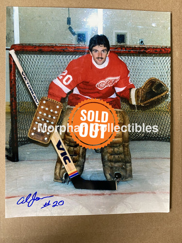 Al Jensen - Autographed 8X10 Photo Detroit Red Wings