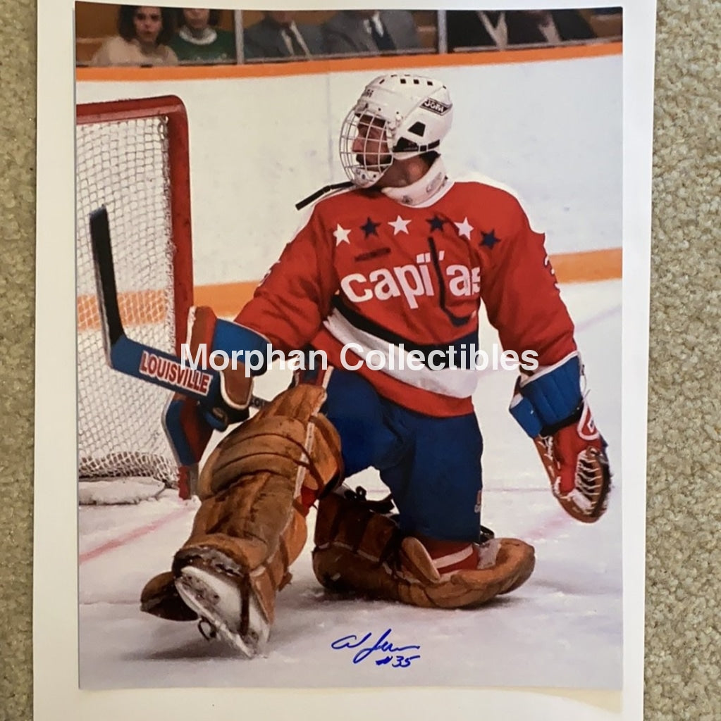 Al Jensen - Autographed 8X10 Photo Washington Capitals