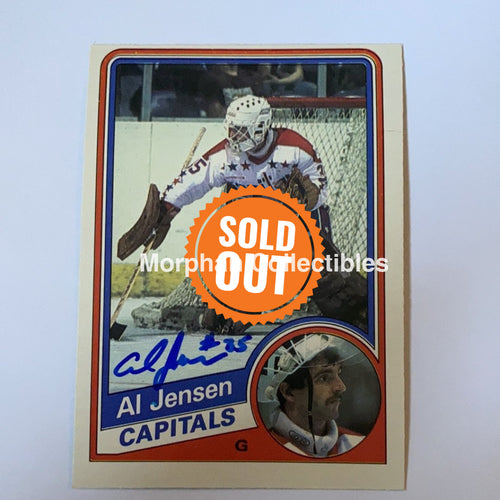 Al Jensen - Autographed Card 1984-85 Opc