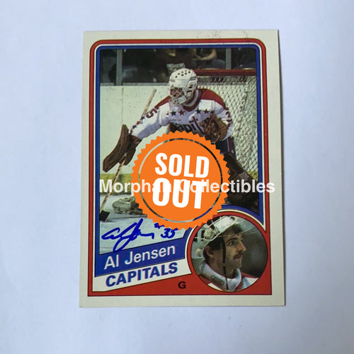 Al Jensen - Autographed Card 1984-85 Topps