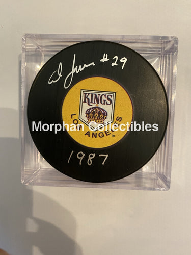 Al Jensen - Autographed Puck Los Angeles Kings