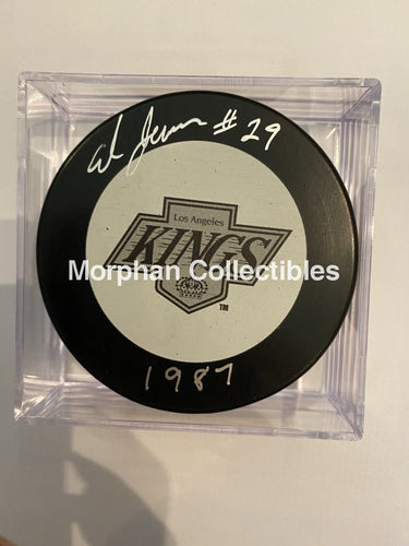 Al Jensen - Autographed Puck Los Angeles Kings