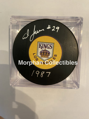 Al Jensen - Autographed Puck Los Angeles Kings