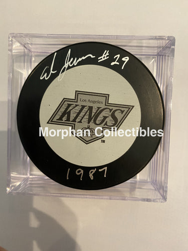 Al Jensen - Autographed Puck Los Angeles Kings