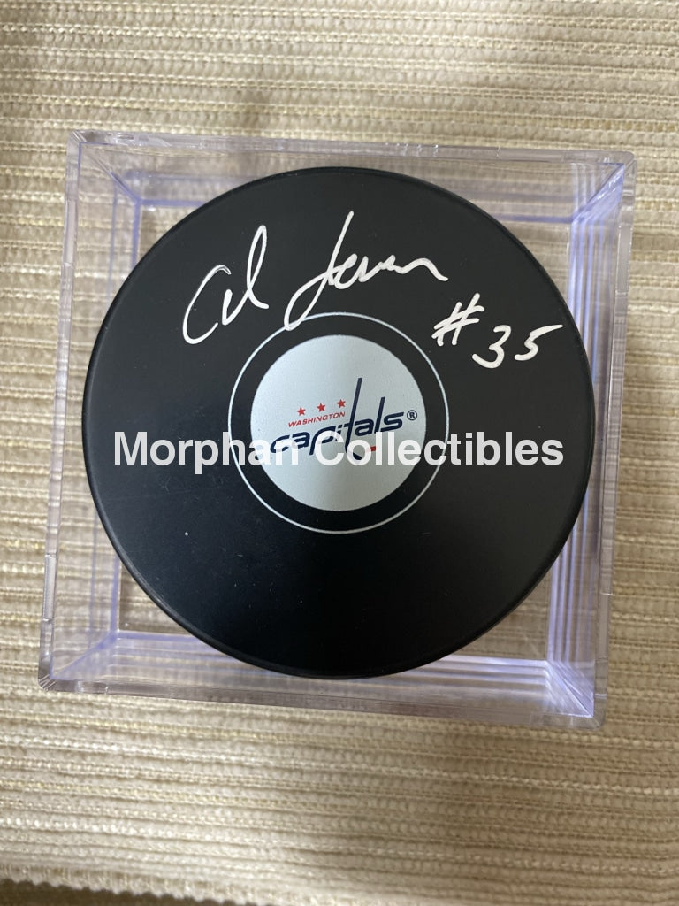 Al Jensen - Autographed Washington Puck