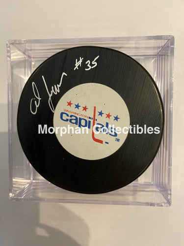 Al Jensen - Autographed Puck Washington Capitals