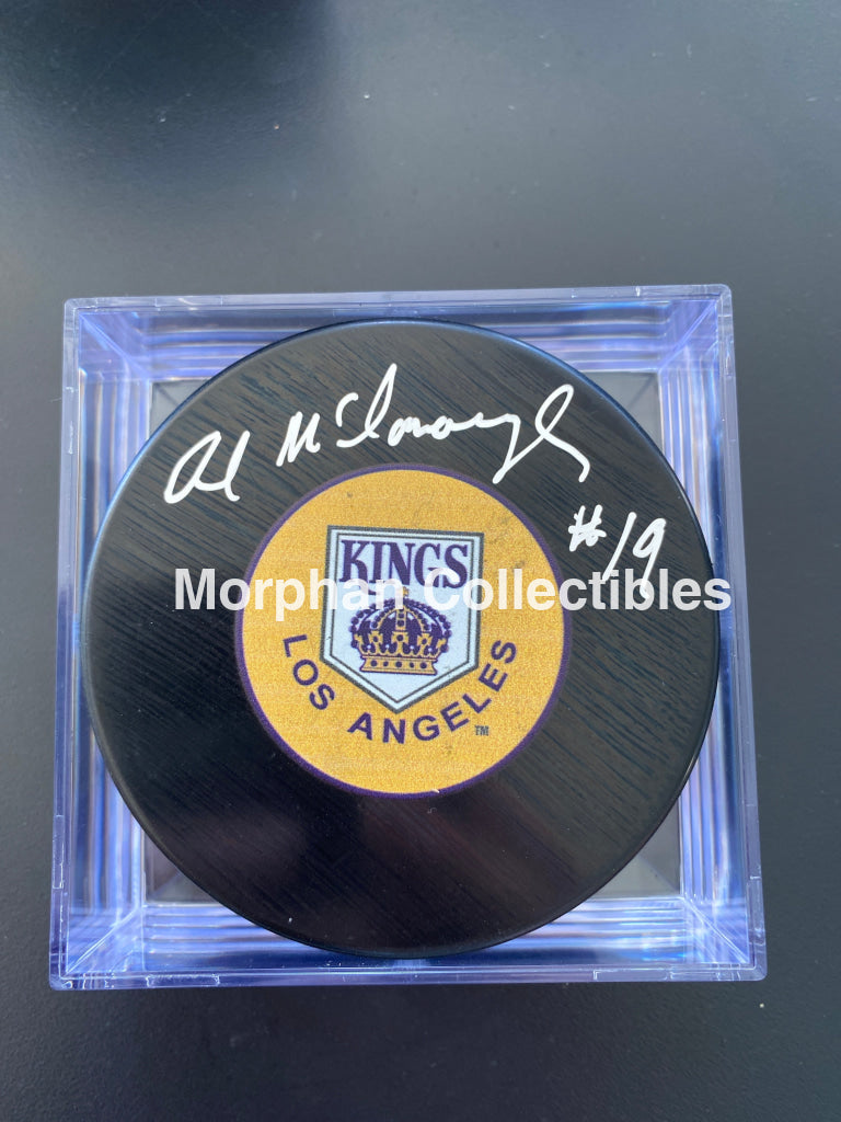 Al Mcdonough- Autographed Los Angelos Kings Puck