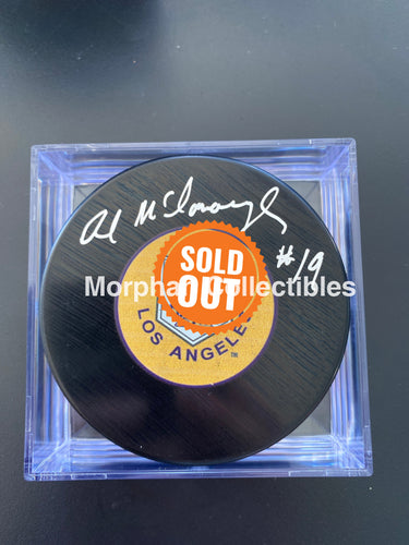 Al Mcdonough- Autographed Los Angelos Kings Puck