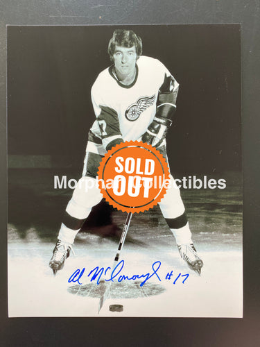 Al Mcdonough- Autographed Photo - Detroit Red Wings 8X10