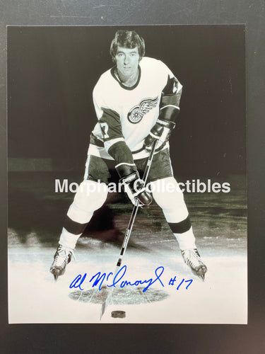 Al Mcdonough- Autographed Photo - Detroit Red Wings 8X10